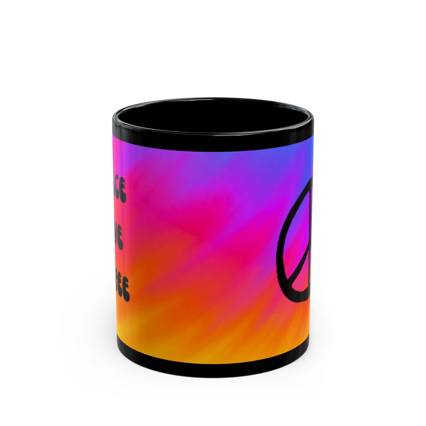 Peace Tie Dye Mug