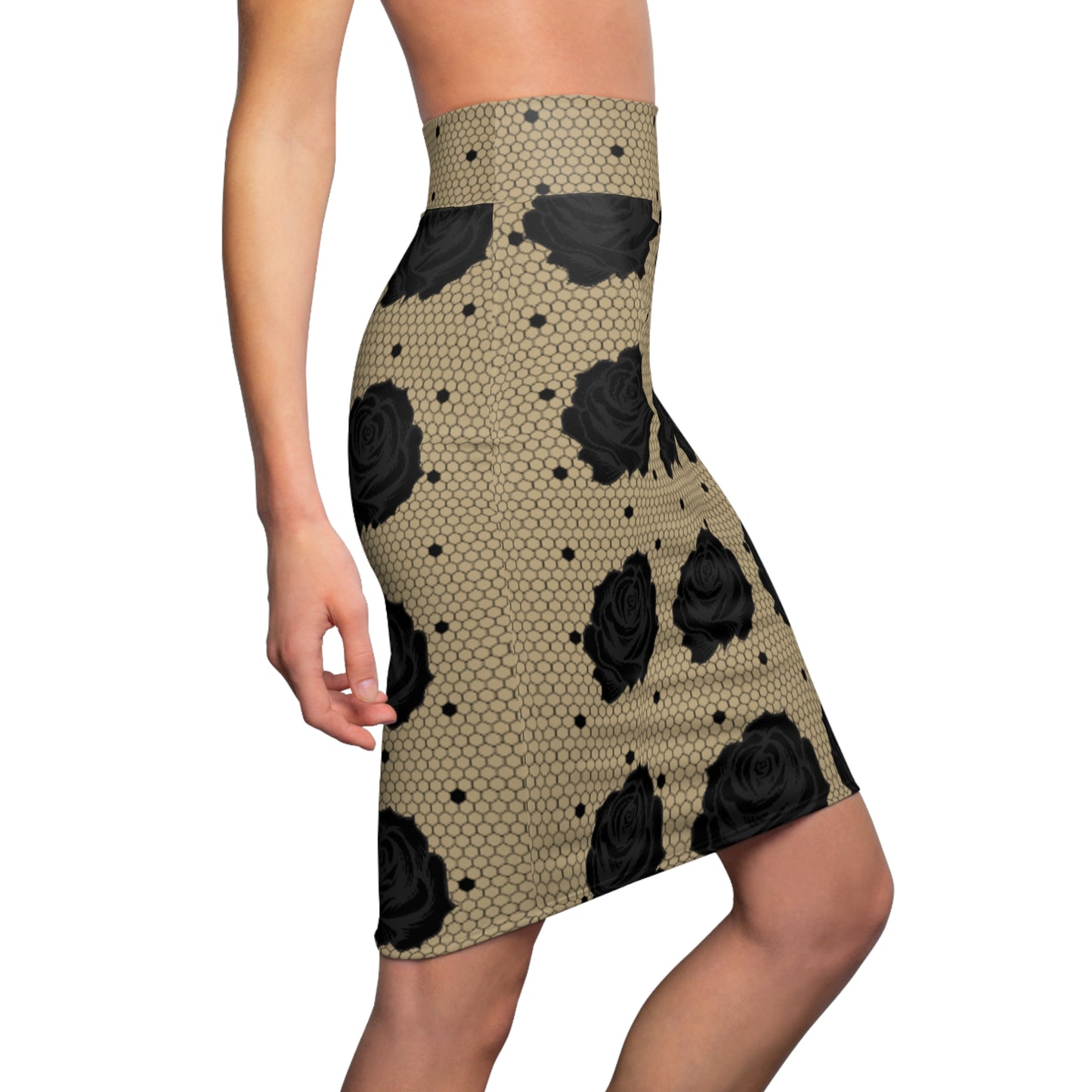 Black Rose Women's Pencil Skirt