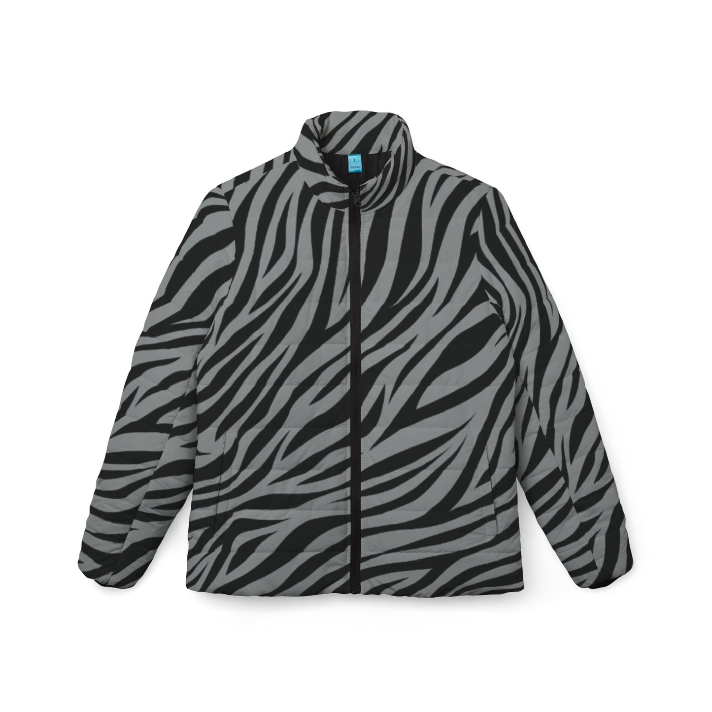 Grey Zebra Print Women’s Jacket