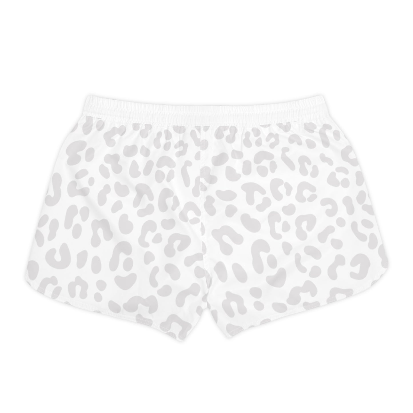 Grey Leopard Print Women's Shorts
