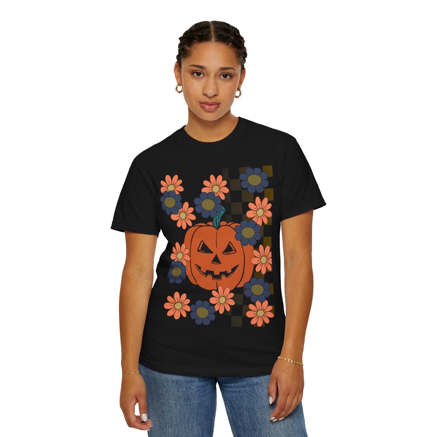 Floral Pumpkin Women's T-shirt