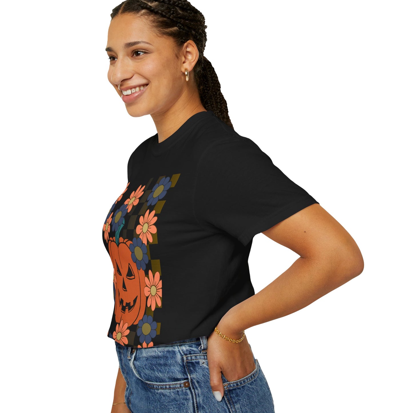Floral Pumpkin Women's T-shirt