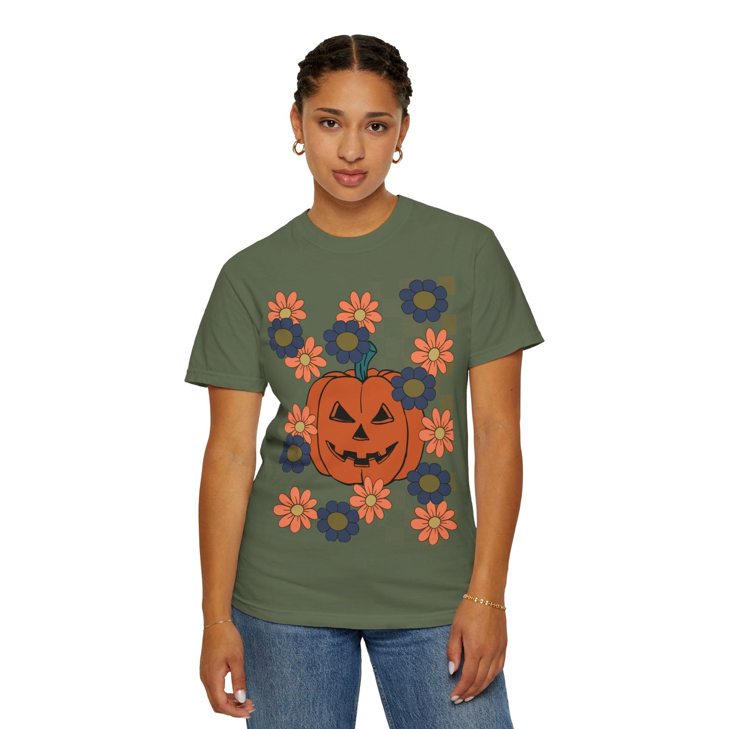 Floral Pumpkin Women's T-shirt