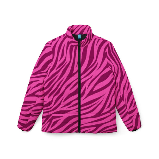 Fierce Pink Zebra Print Women’s Jacket