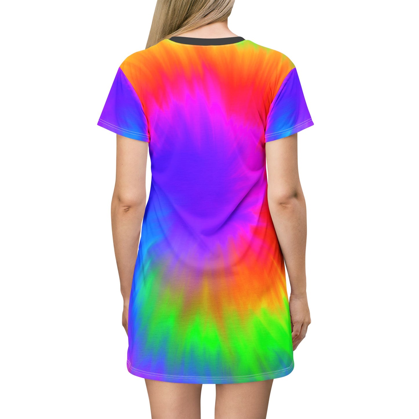Peace Tie Dye Women's T-shirt Dress