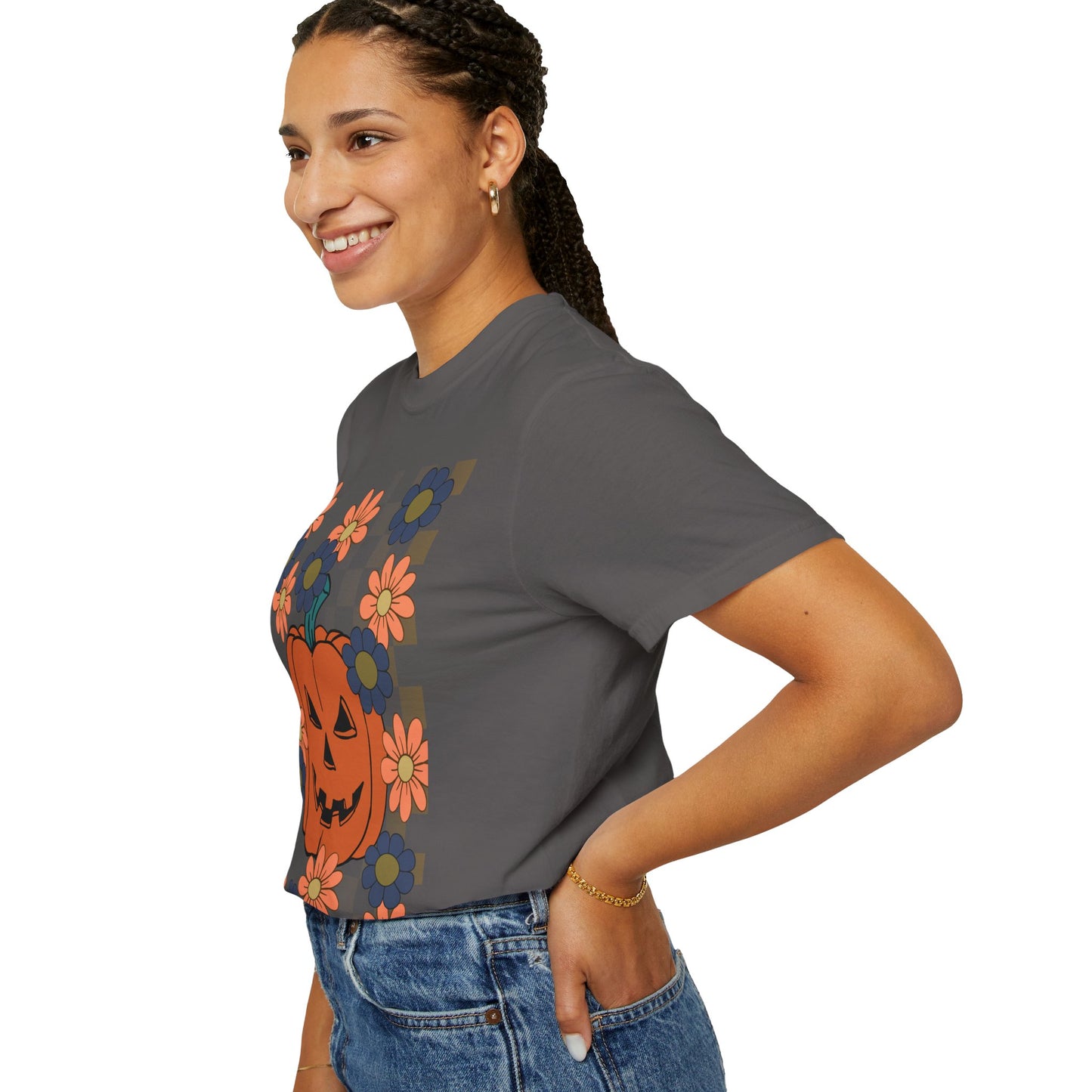 Floral Pumpkin Women's T-shirt