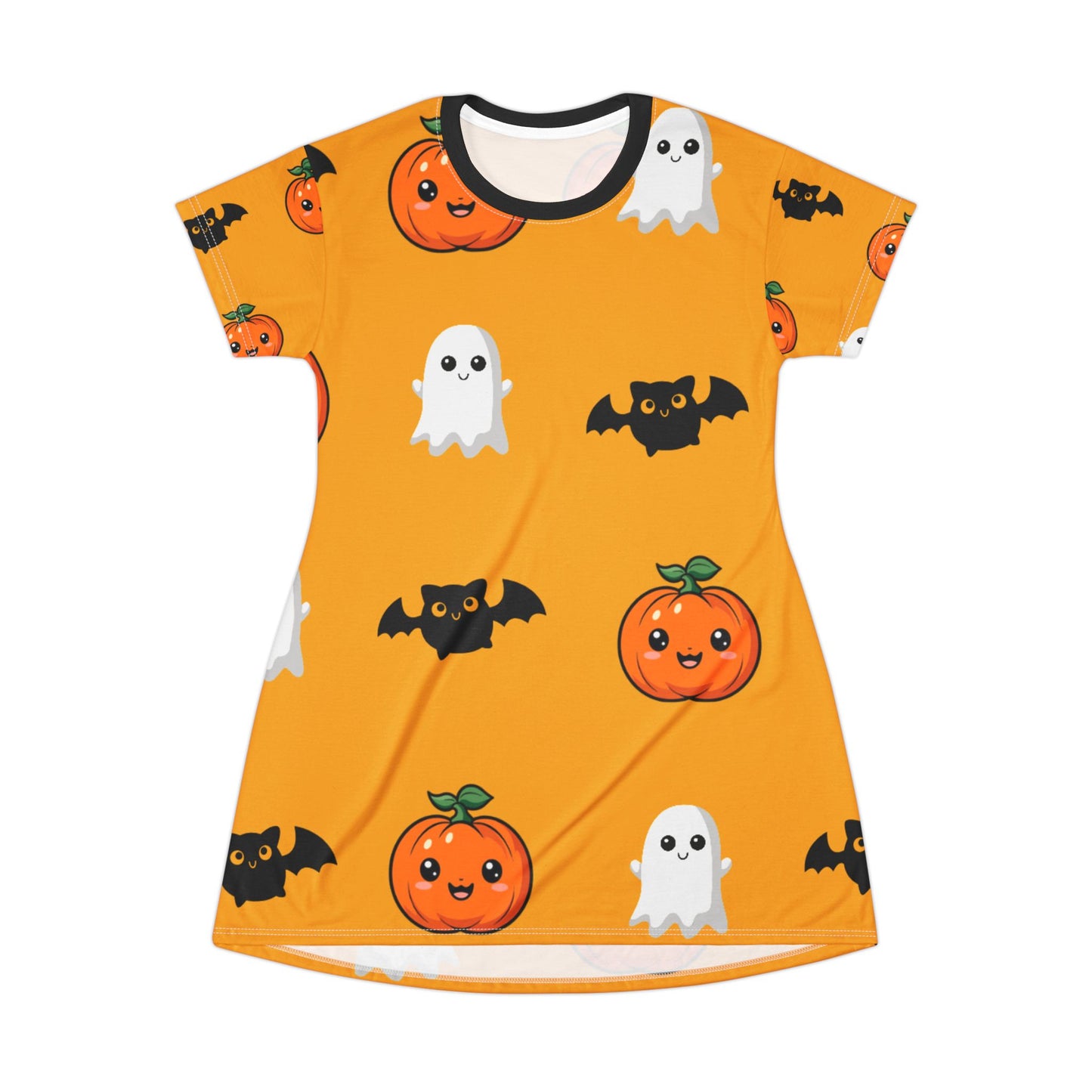 Cute Halloween Women's T-Shirt Dress