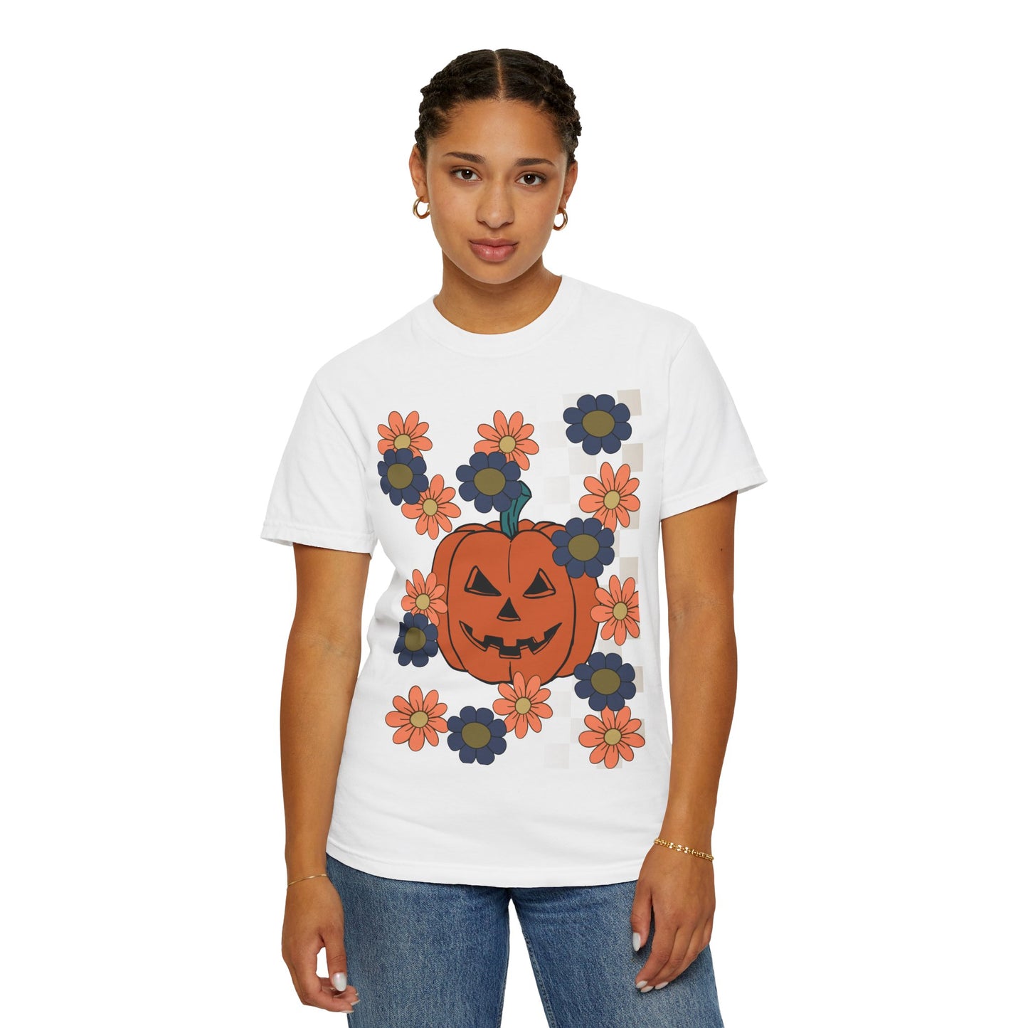 Floral Pumpkin Women's T-shirt