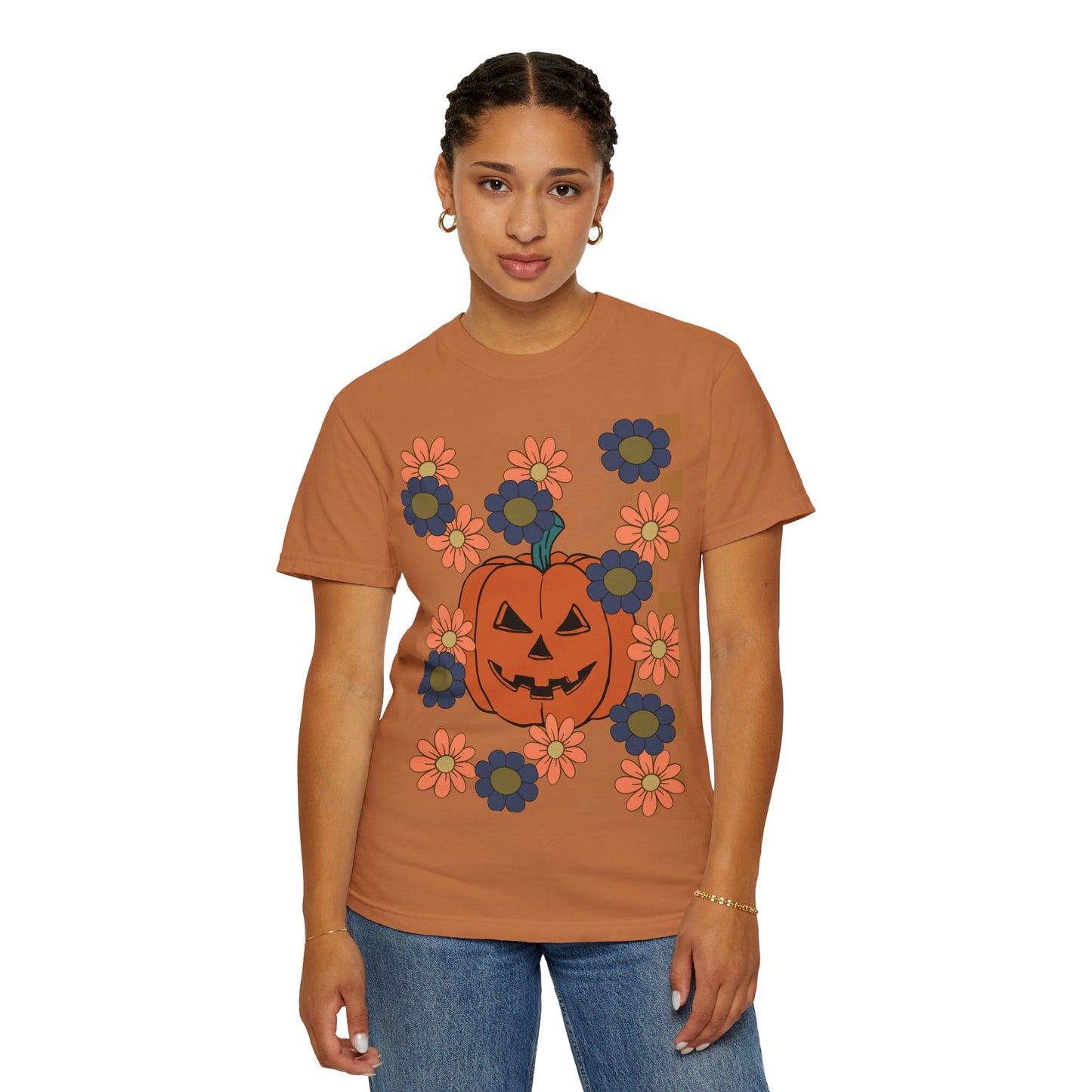 Floral Pumpkin Women's T-shirt
