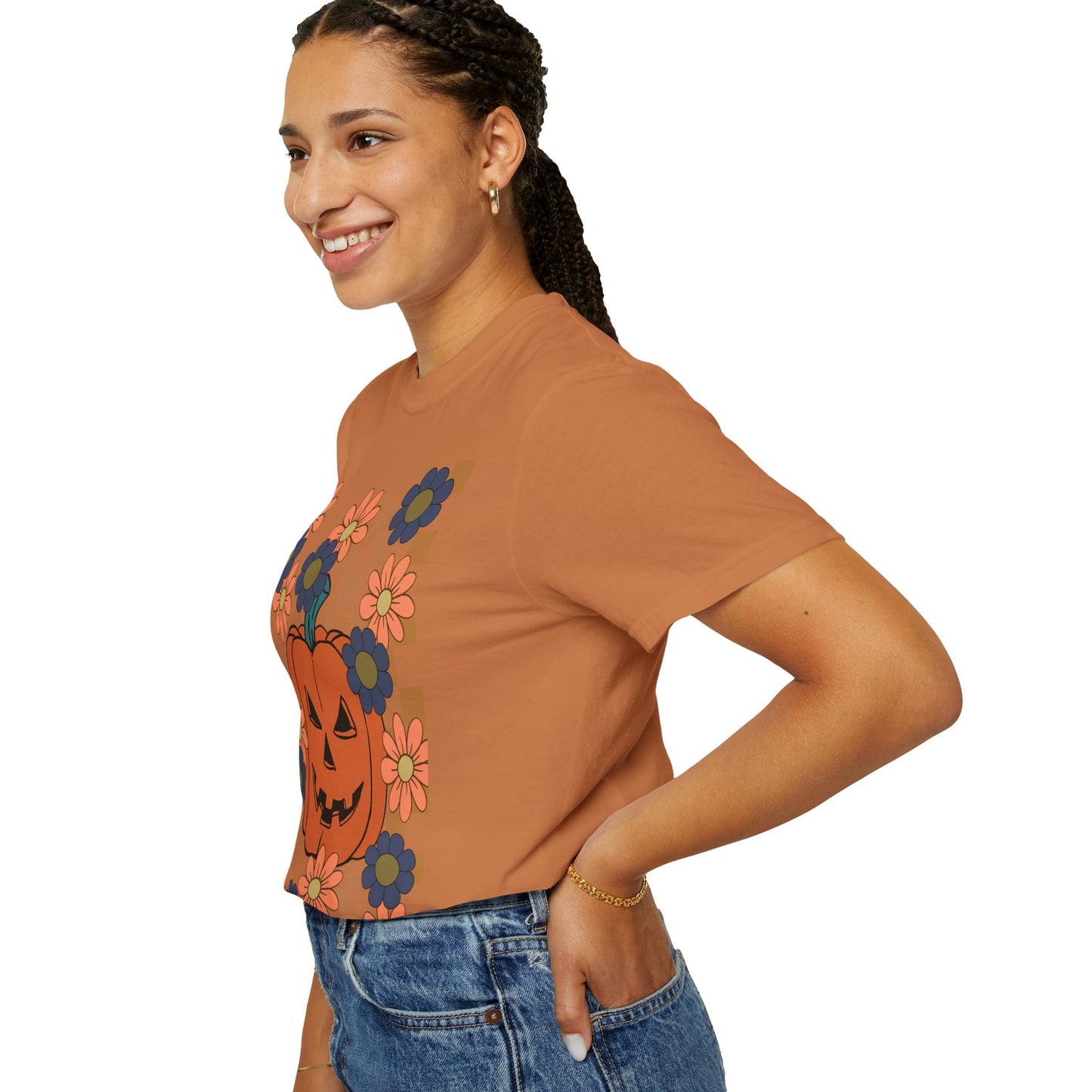 Floral Pumpkin Women's T-shirt