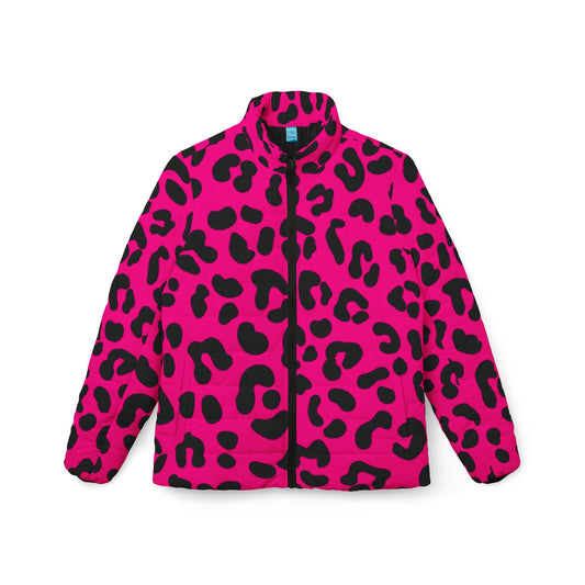 Hot Pink Leopard Print Women's Jacket