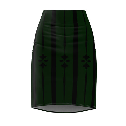 Women's Bold Stripe Pencil Skirt