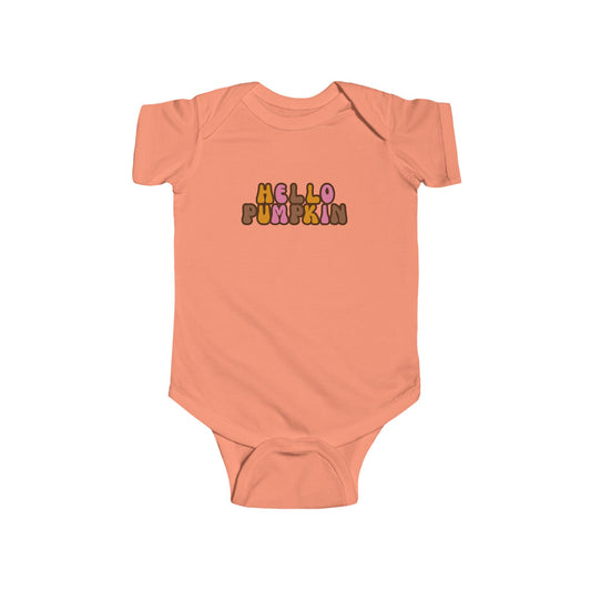Hello Pumpkin Baby Onesie