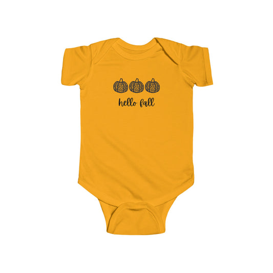Hello Fall Baby Onesie