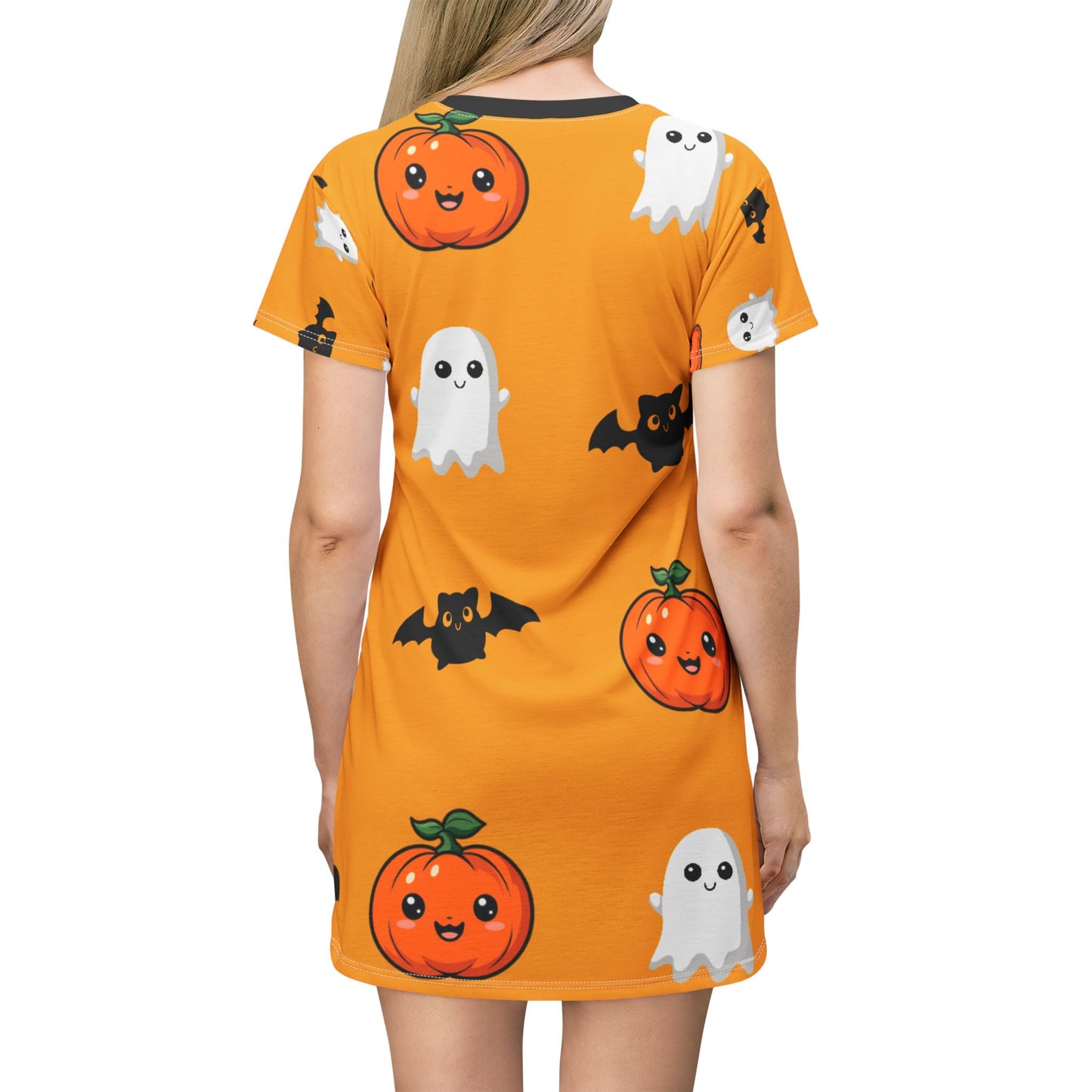 Cute Halloween Women's T-Shirt Dress