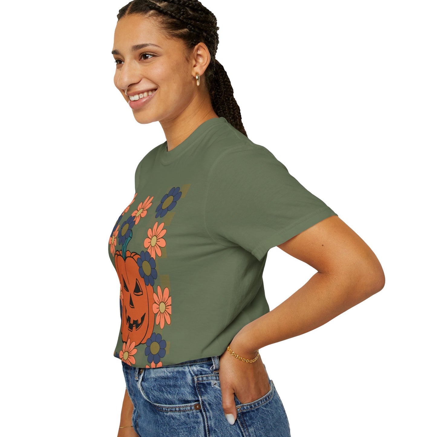 Floral Pumpkin Women's T-shirt